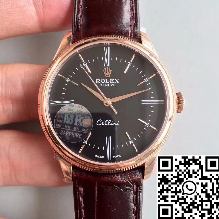 Rolex MKS Cellini Factory 50505 Dial V4 Black 0212